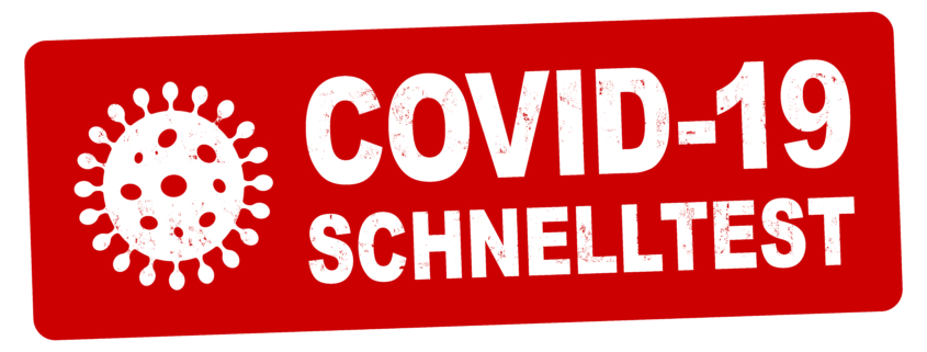 nlsb1430 NewLongStampBanner nlsb - german label / banner - deutsch: COVID-19 Schnelltest - Virus, Pandemie, Corona Virus. - 2komma6zu1 - new-version - xxl g9378